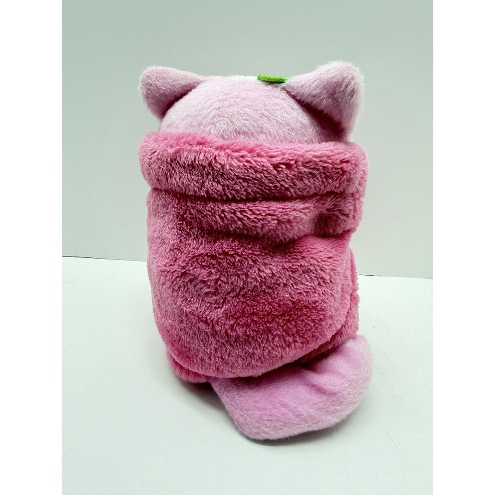 Purritos Strawberry Uncute Plush Pink Cat In A Blanket 7” Stuffed Animal Toy - Picture 5 of 8